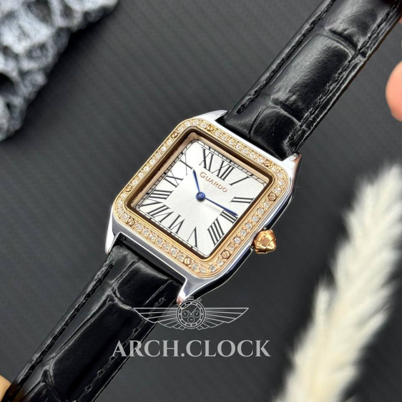 Годинник Guardo Special Edition Silver-Pink-White, фото 6