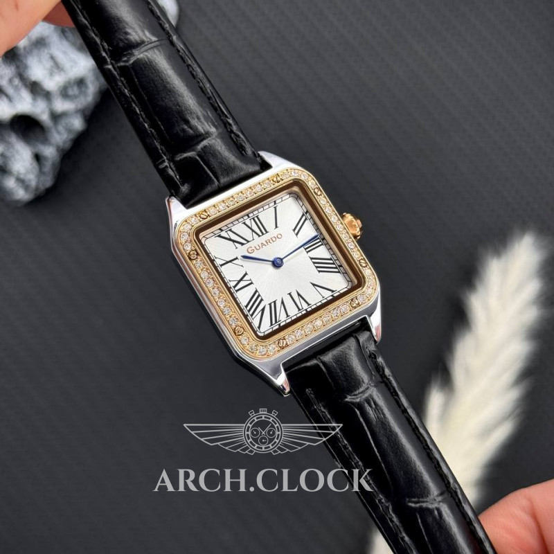 Годинник Guardo Special Edition Silver-Pink-White, фото 3