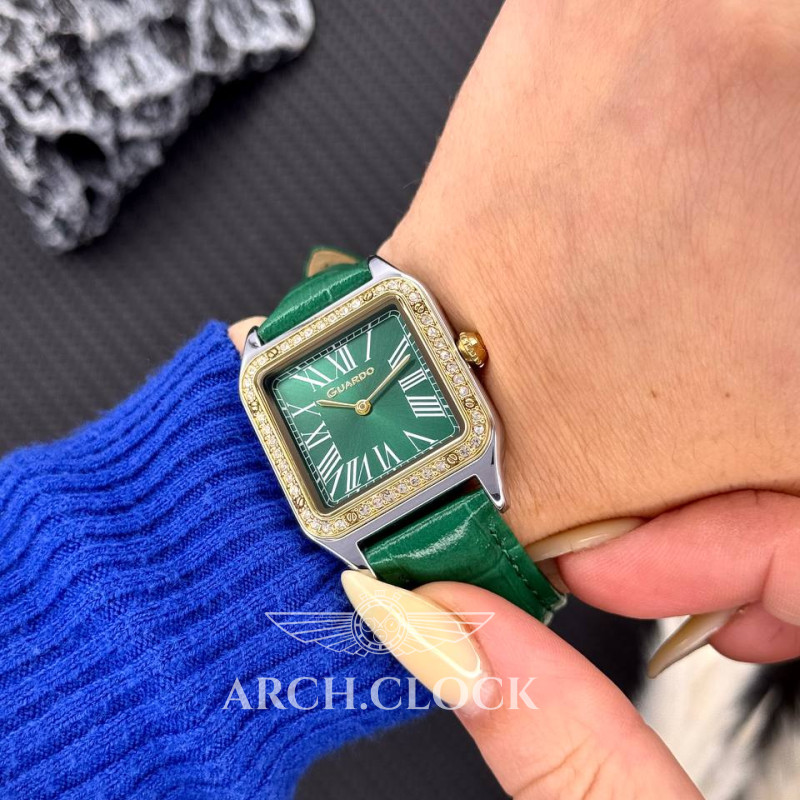 Годинник Guardo Special Edition Silver-Green, фото 3