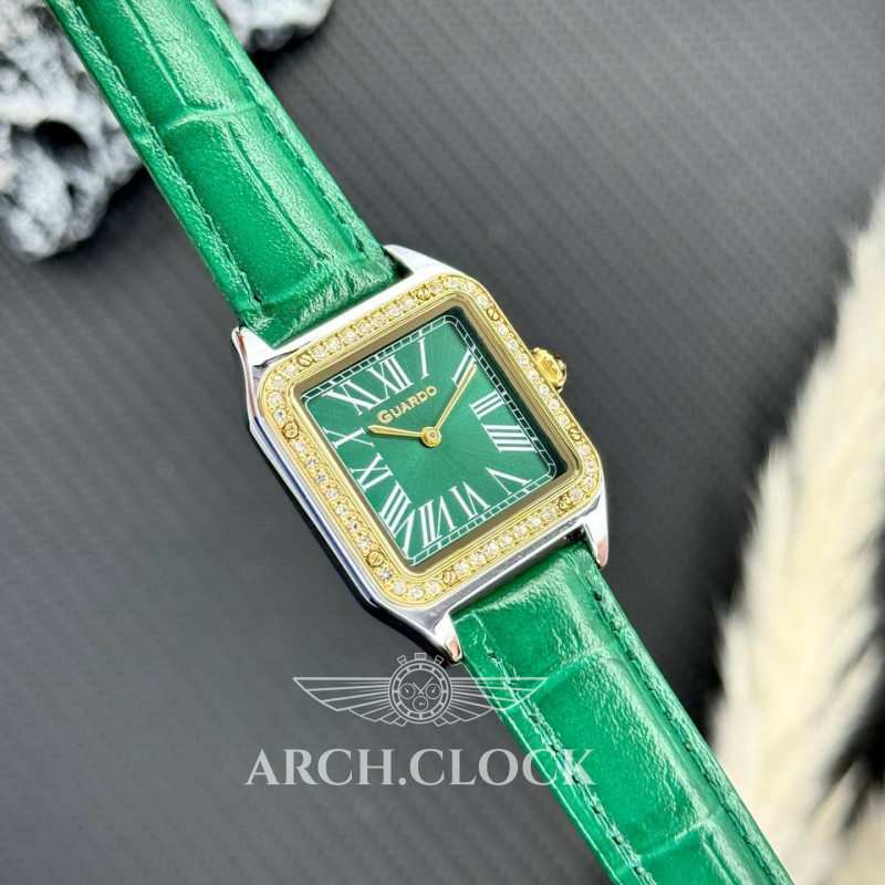 Годинник Guardo Special Edition Silver-Green, фото 6