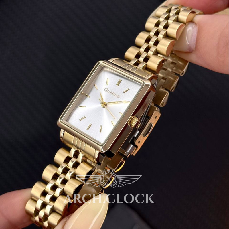 Годинник GUARDO Royal Recto Gold, фото 7