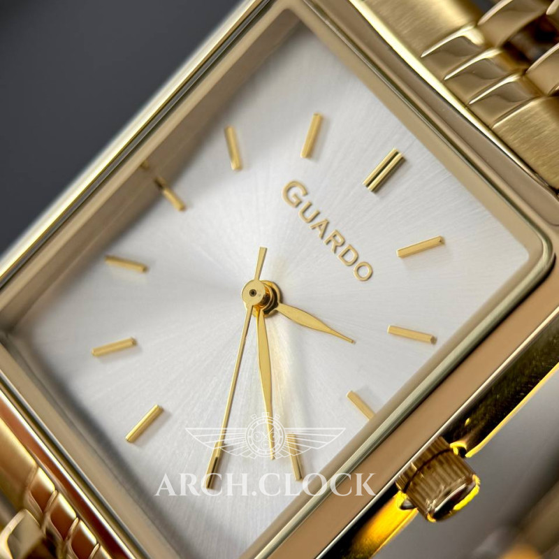 Годинник GUARDO Royal Recto Gold, фото 3
