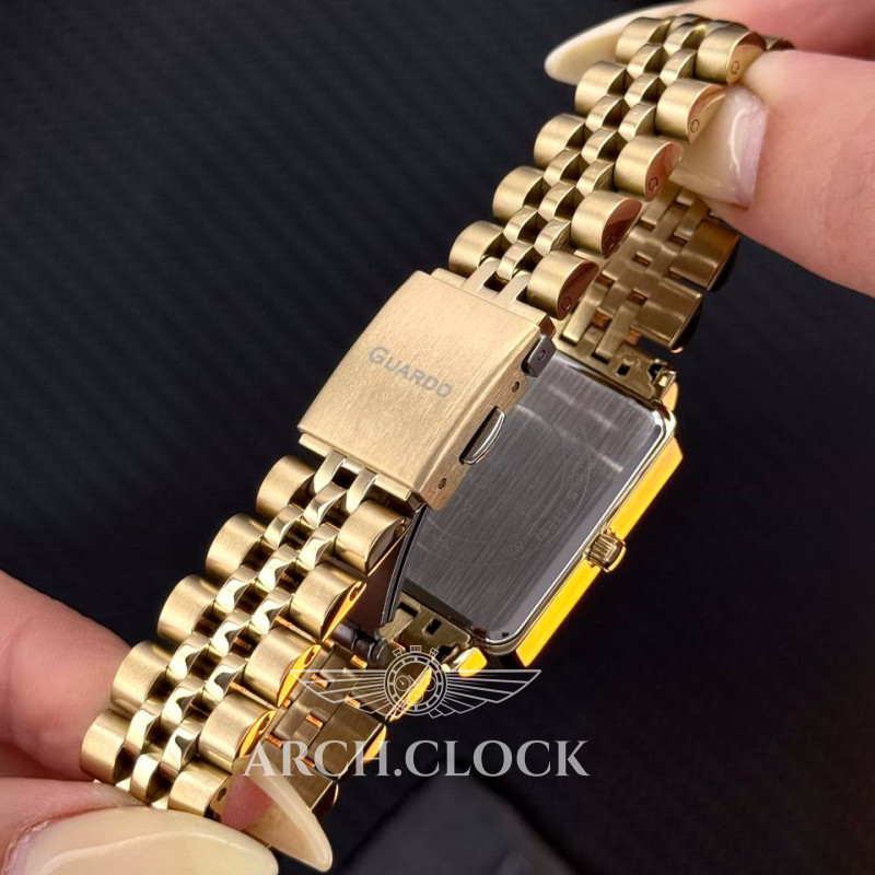 Годинник GUARDO Royal Recto Gold, фото 6