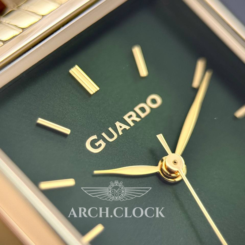 Годинник GUARDO Royal Recto Green, фото 2