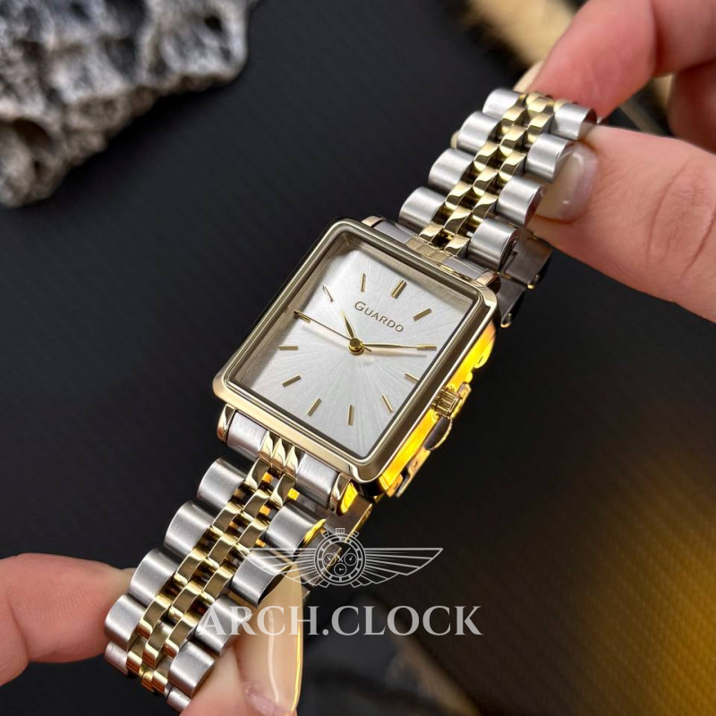 Годинник GUARDO Royal Recto White, фото 2