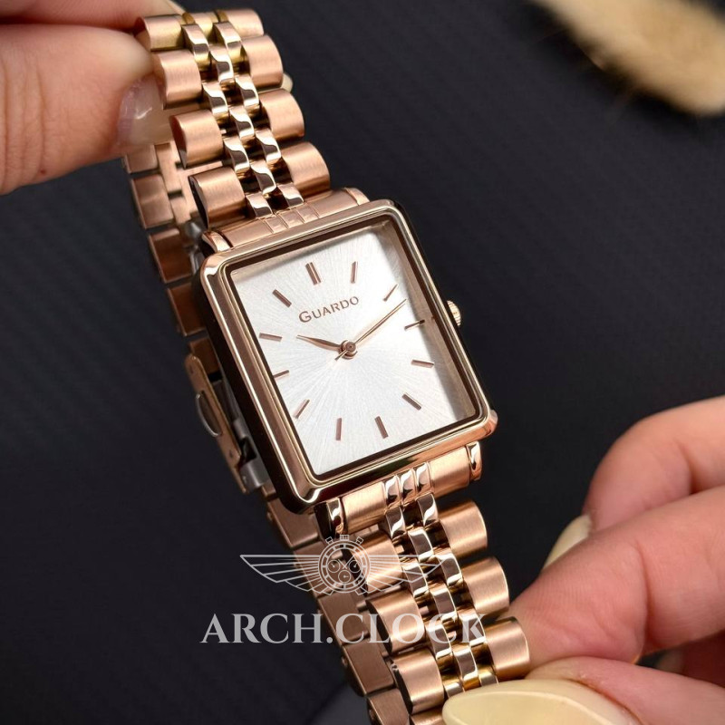 Годинник GUARDO Royal Recto Rose, фото 6
