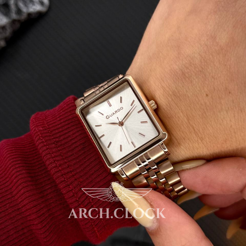 Годинник GUARDO Royal Recto Rose, фото 4