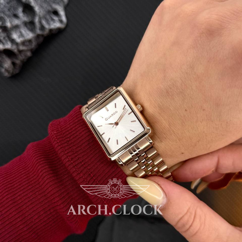 Годинник GUARDO Royal Recto Rose, фото 9