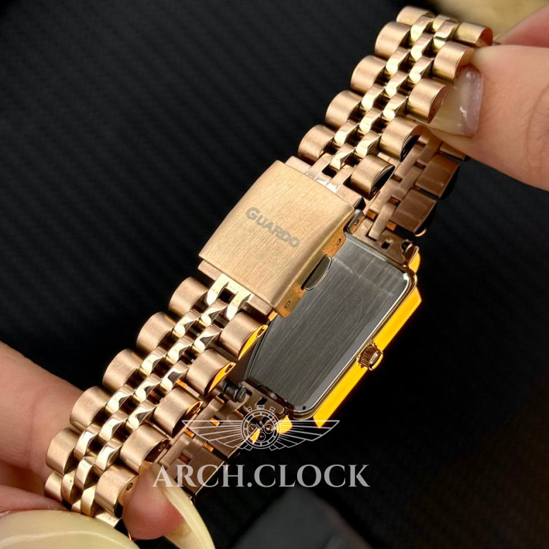 Годинник GUARDO Royal Recto Rose, фото 8