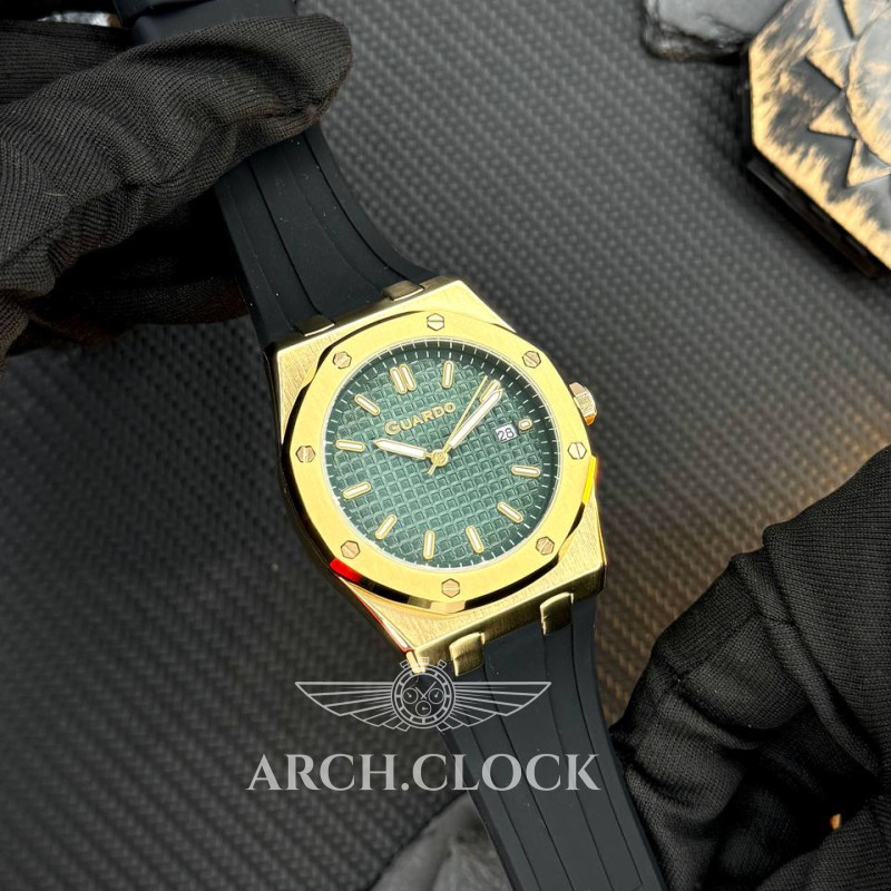 Годинник GUARDO Axiom Noir Sport Green, фото 8