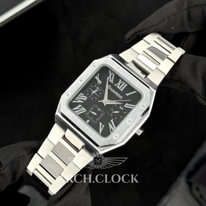 Годинник GUARDO Noir Regent Steel, фото 6