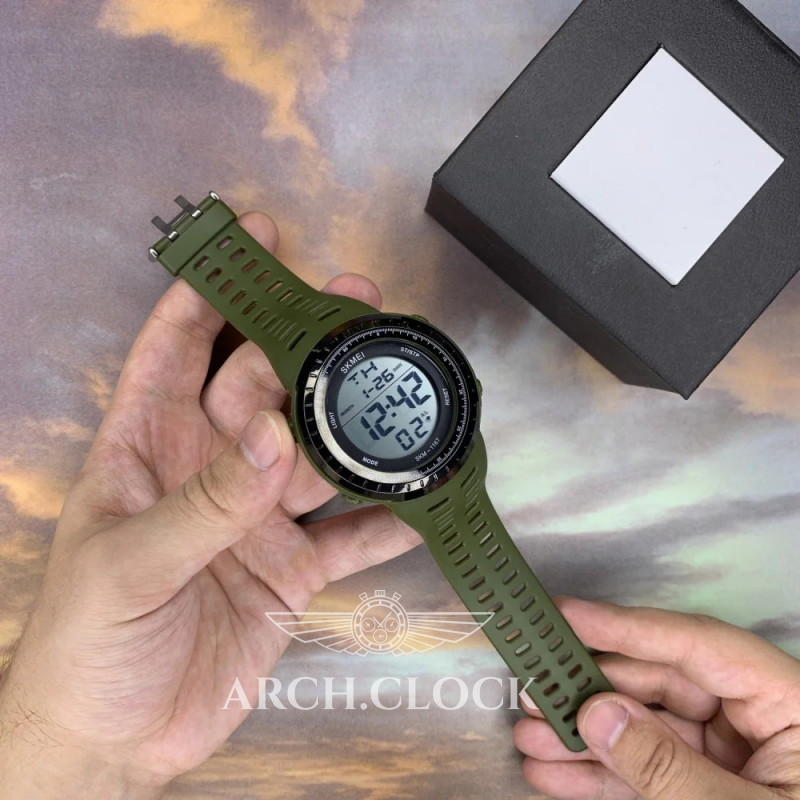 Годинник Skmei 1167AG Army Green, фото 4