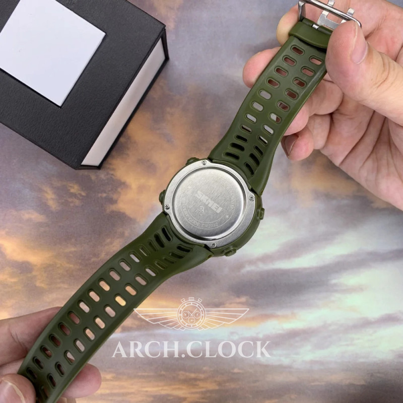 Годинник Skmei 1167AG Army Green, фото 2