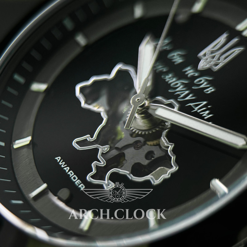 Часы AWARDER Patriot Edition All Black, фото 4