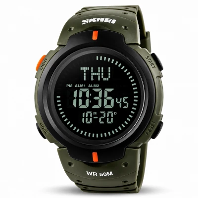 Skmei 1231AG Military Smart Watch + Compass