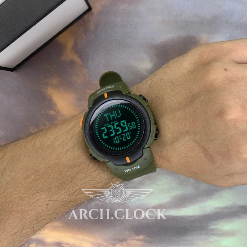 Годинник SkSkmei 1231AG Military Smart Watch + Compass, фото 2