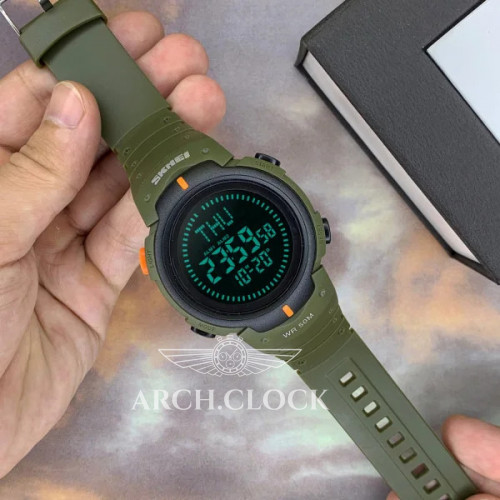 Skmei 1231AG Military Smart Watch + Compass