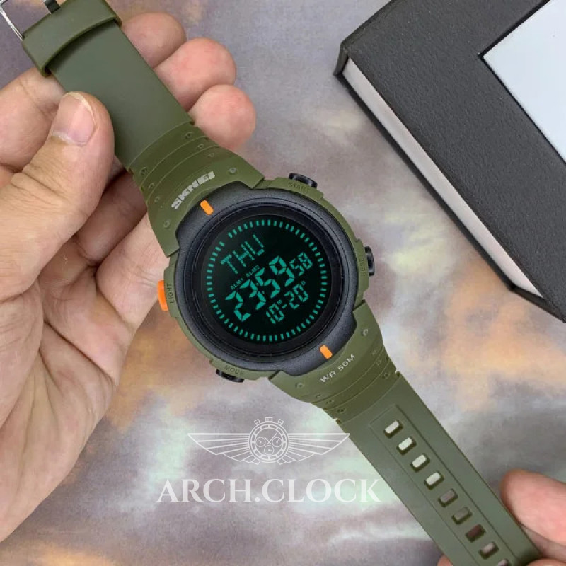Годинник SkSkmei 1231AG Military Smart Watch + Compass, фото 6