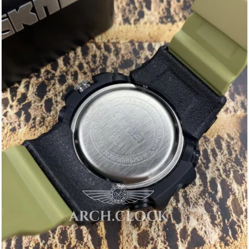 Годинник Skmei 1283 Black-Khaki Wristband, фото 2