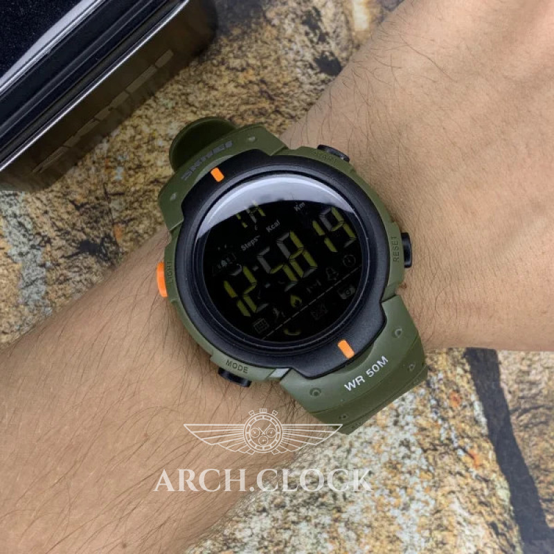 Часы Skmei 1301AG army green Smart Watch, фото 2