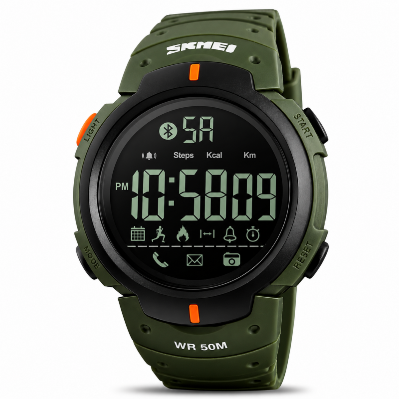 Часы Skmei 1301AG army green Smart Watch, фото 1