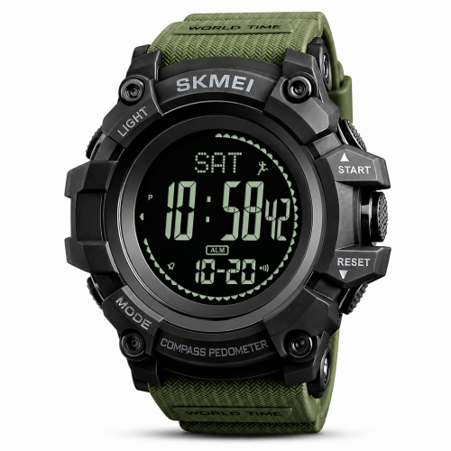 Skmei 1356AG Army Green + Compass