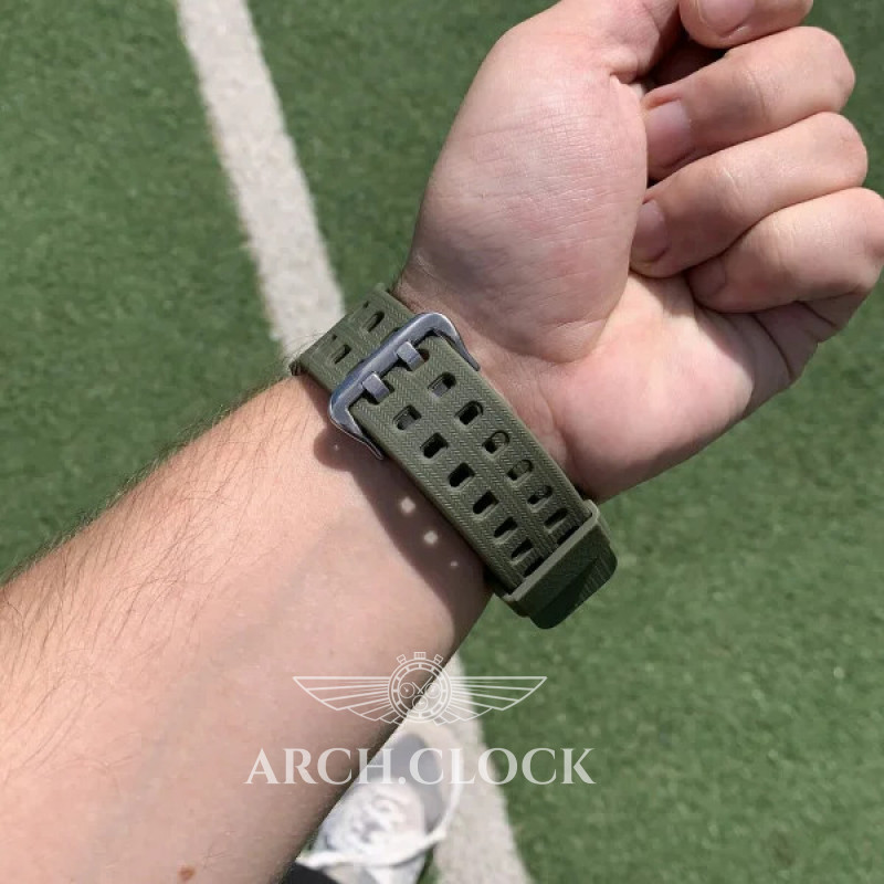 Часы Skmei 1356AG Army Green + Compass, фото 2