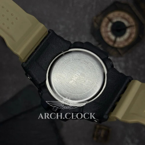 Skmei 1384 Black-Khaki Wrisband