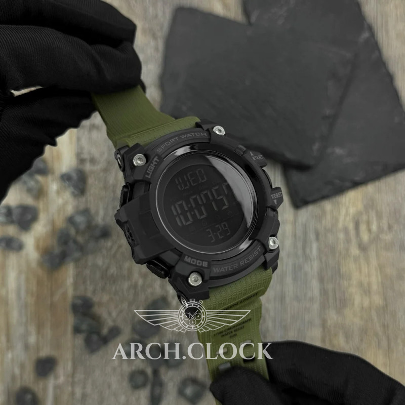 Часы Skmei 1384 Black-Military Wrisband, фото 6