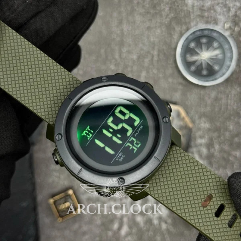 Часы Skmei 1426AGBK Army Green-Black, фото 2