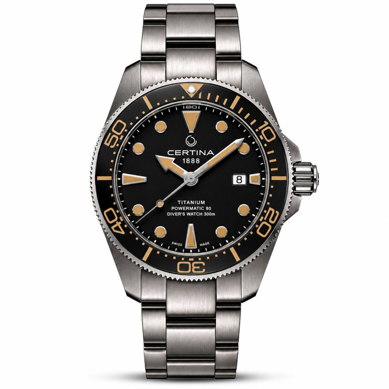 Годинник Certina C032.607.44.051.00 DS Diver 300m Titanium, фото 1