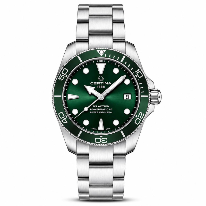 Годинник CERTINA C032.807.11.091.00 DS ACTION DIVER 300m Green, фото 1