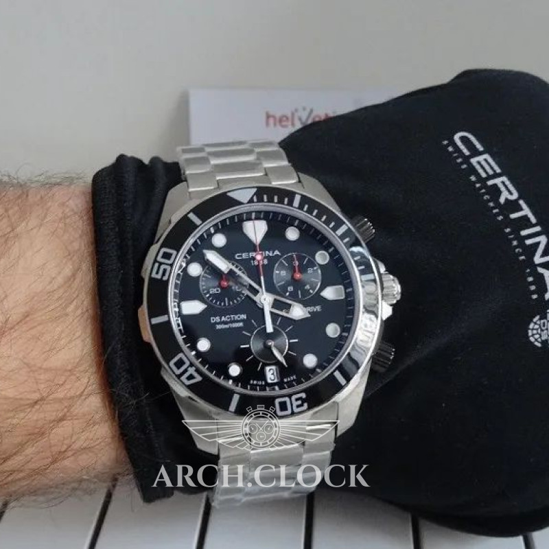 Годинник CERTINA C032.417.11.051.00 Chronograph DIVER 300m, фото 8