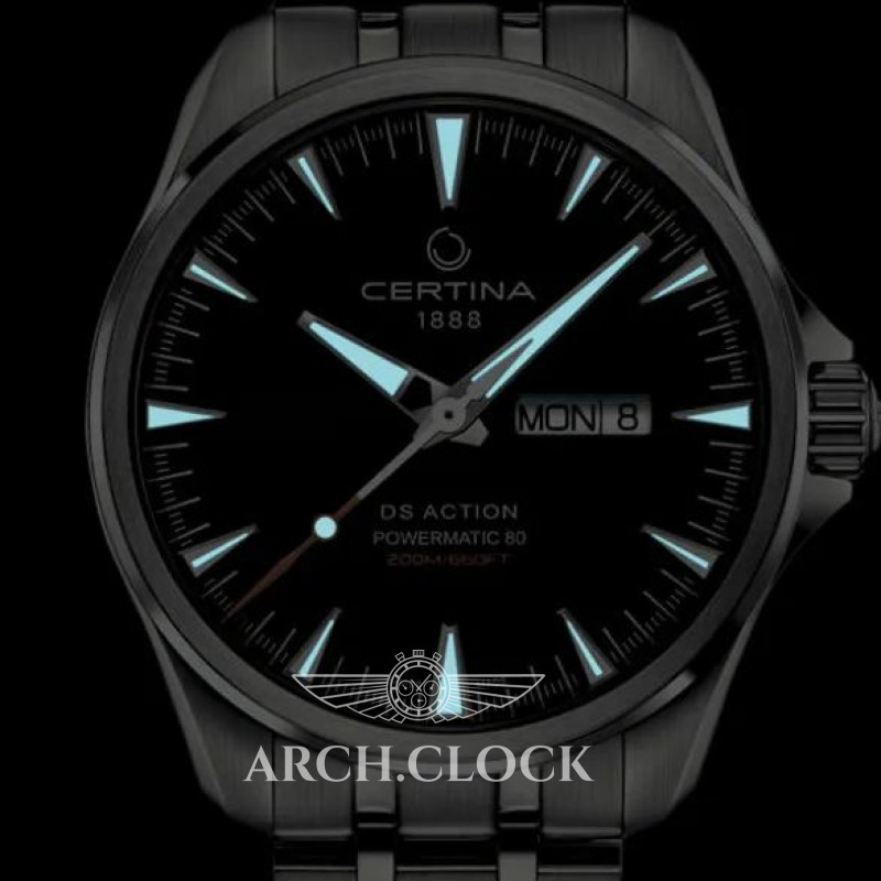 Годинник CERTINA C032.430.11.091.00 Aqua DS Action Day-Date Powermatic 80 200m, фото 13