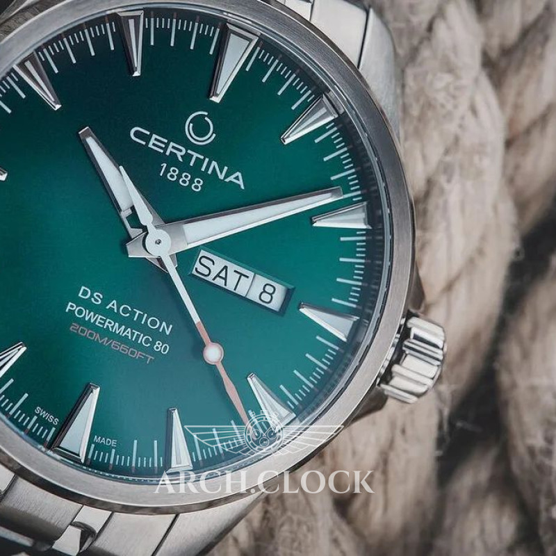 Годинник CERTINA C032.430.11.091.00 Aqua DS Action Day-Date Powermatic 80 200m, фото 4