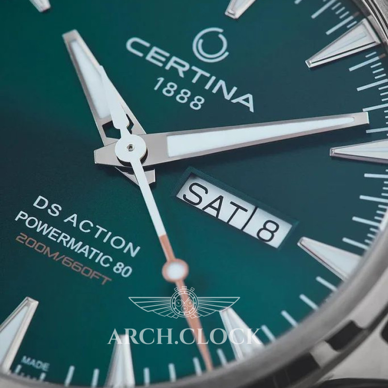 Годинник CERTINA C032.430.11.091.00 Aqua DS Action Day-Date Powermatic 80 200m, фото 12