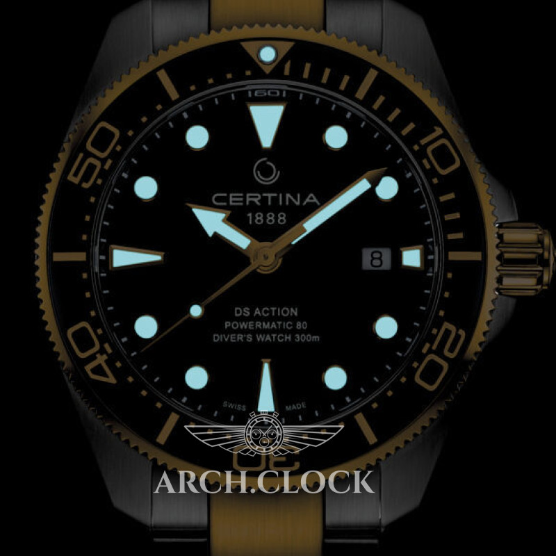 Годинник Certina C032.607.11.041.00 Aqua DS Action Diver 300m, фото 5