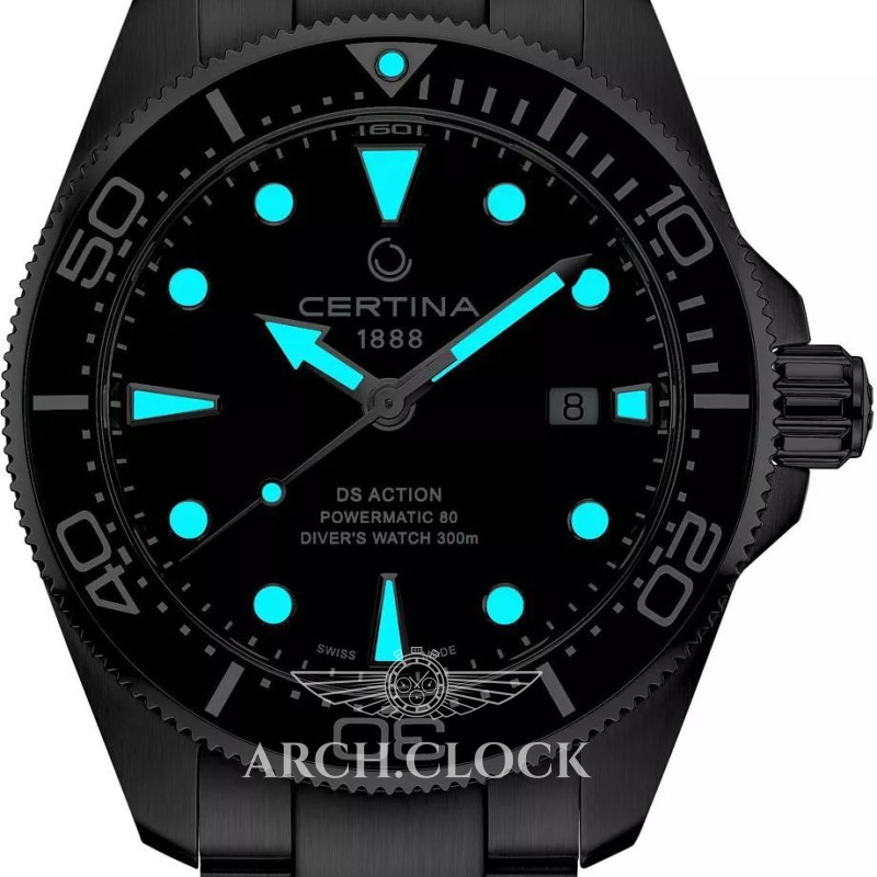 Годинник Certina C032.607.11.091.00 DS Diver 300m, фото 6