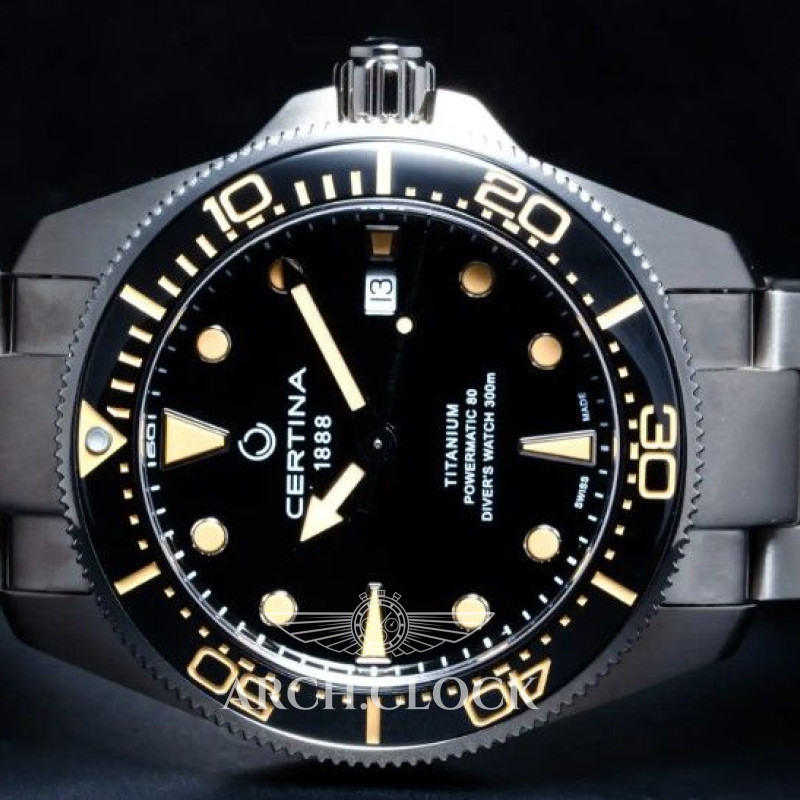 Годинник Certina C032.607.44.051.00 DS Diver 300m Titanium, фото 11