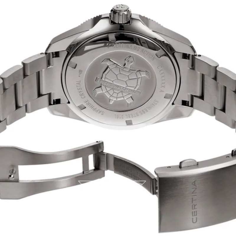 Годинник Certina C032.607.44.051.00 DS Diver 300m Titanium, фото 12