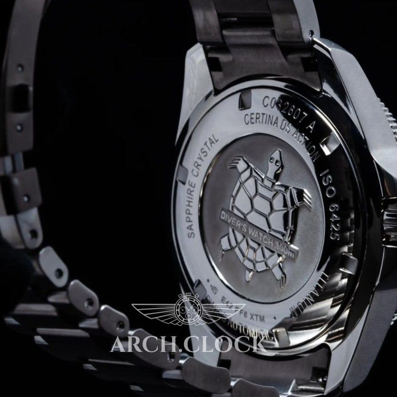 Годинник Certina C032.607.44.051.00 DS Diver 300m Titanium, фото 4