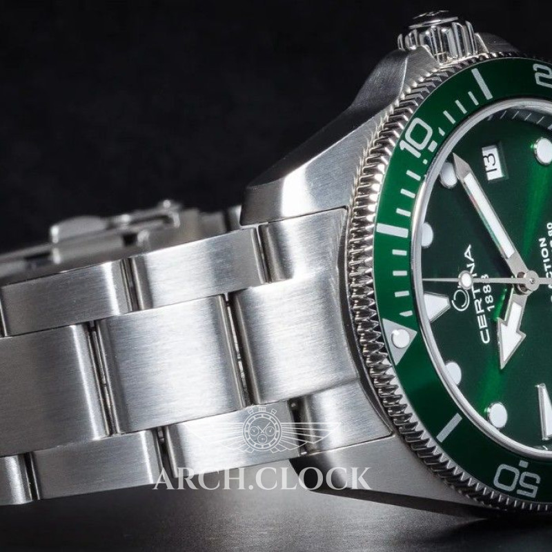 Годинник CERTINA C032.807.11.091.00 DS ACTION DIVER 300m Green, фото 11
