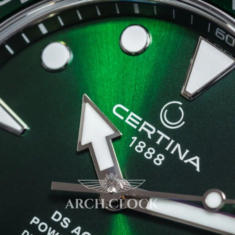 Годинник CERTINA C032.807.11.091.00 DS ACTION DIVER 300m Green, фото 9