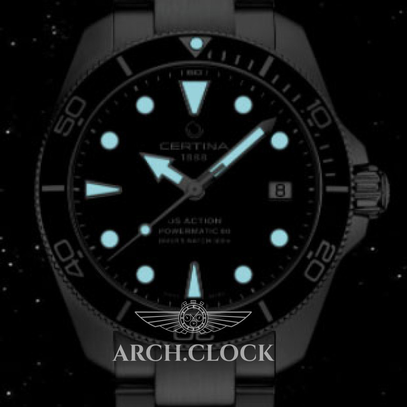 Годинник CERTINA C032.807.11.091.00 DS ACTION DIVER 300m Green, фото 6