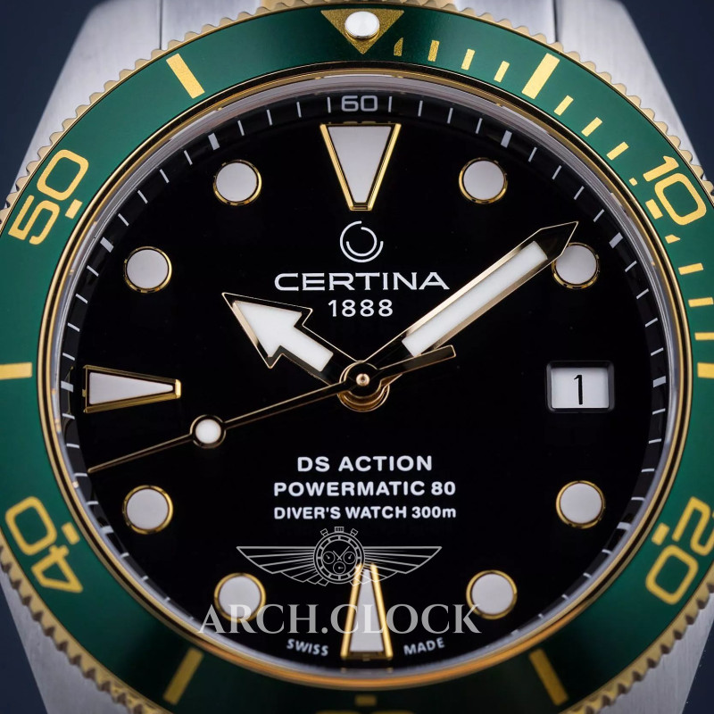 Годинник Certina C032.807.22.051.01 DS DIVER Powermatic 80 300m, фото 4