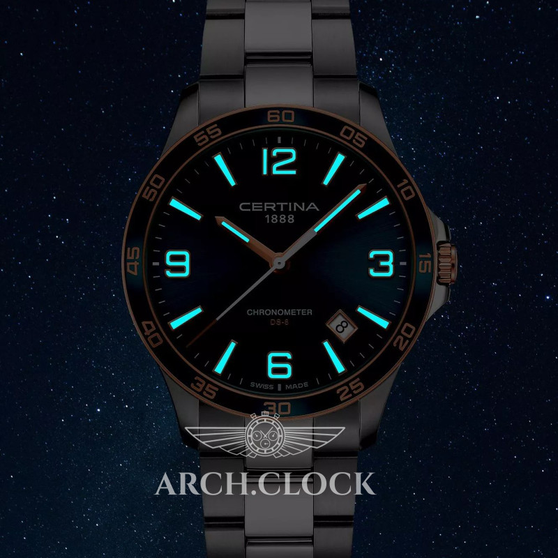 Годинник CERTINA C033.851.21.097.00 100m Chronometer, фото 9