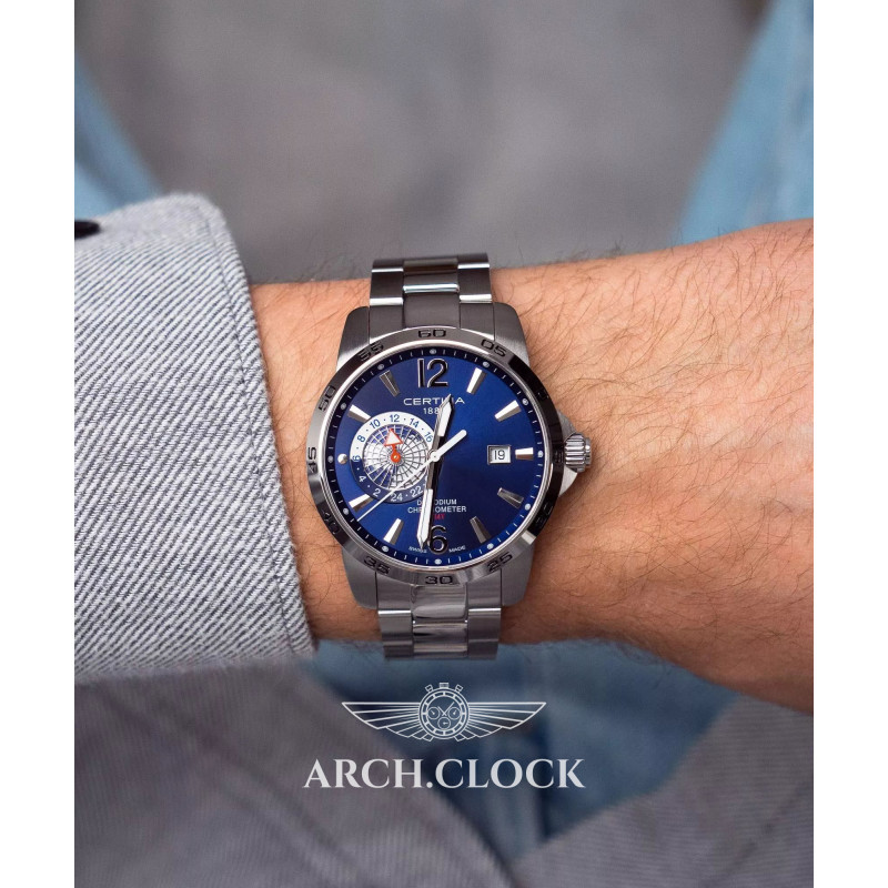 Certina C034.455.11.047.00 DS Chronometer GMT, фото 2