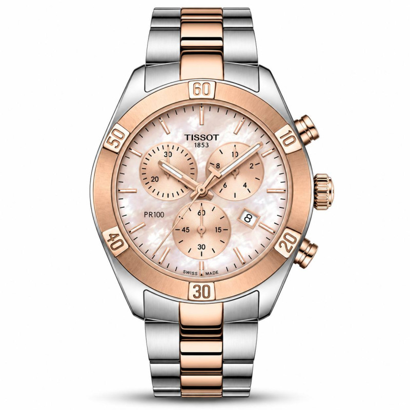 Годинник Tissot T101.917.22.151.00 Quartz Bicolor 100m Chronograph, фото 1