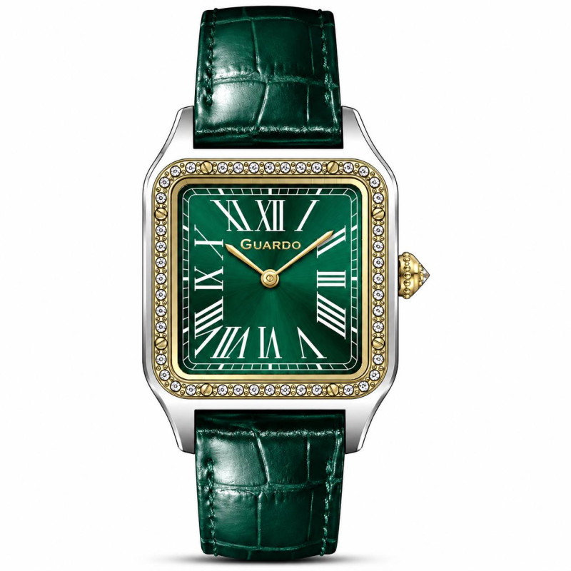 Годинник Guardo Special Edition Silver-Green, фото 1