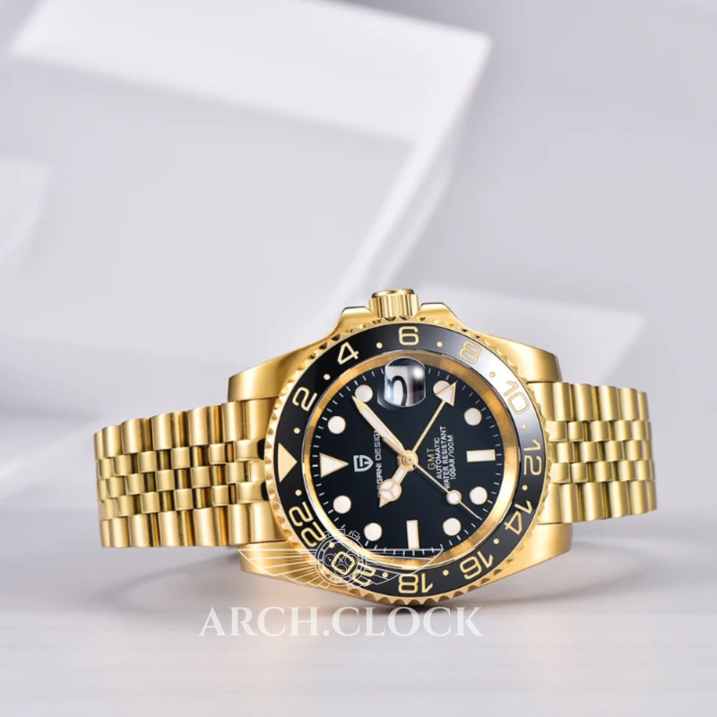 Годинник Pagani Design Submarine GMT Gold PD-1662, фото 7